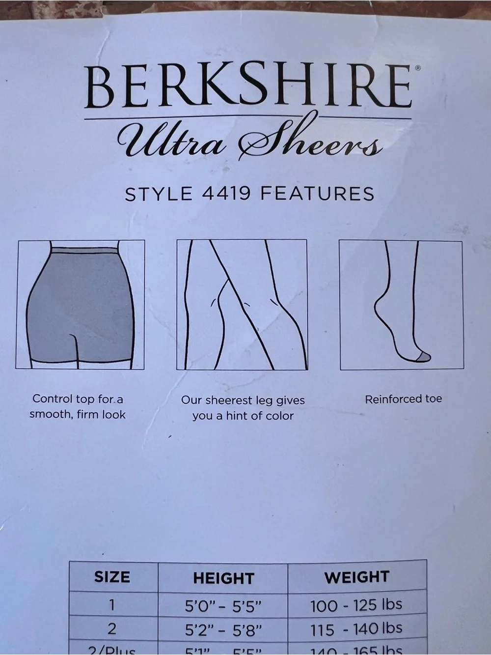 NWT Berkshire Ultra Sheers Control Top Pantyhose - Made in USA